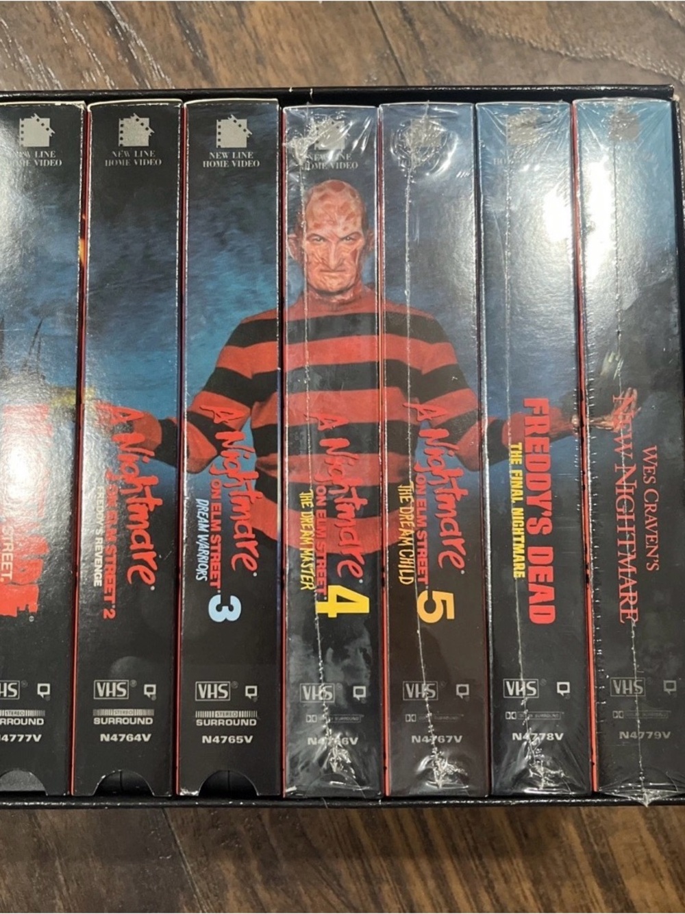 Vintage 1999 Nightmare on Elm Street Collection 7 VHS Box Set (4-7 SEALED)